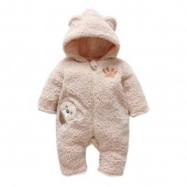 Combinezon crem plusat - dear baby (marime disponibila: 6-9 luni (marimea 19