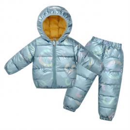Costum bleu din fas pentru copii (marime disponibila: 2 ani)