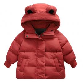 Geaca caramizie din fas pentru copii - lully (marime disponibila: 4 ani)