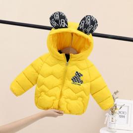 Geaca galbena din fas pentru copii - mouse (marime disponibila: 4 ani)