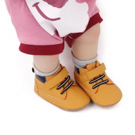 Ghetute galben mustar pentru baietei (marime disponibila: 3-6 luni (marimea 18