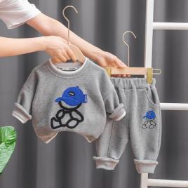 Trening gri pentru baietei - cuttie (marime disponibila: 18-24 luni)