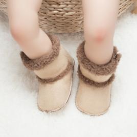 Cizmulite crem imblanite - bears (marime disponibila: 3-6 luni (marimea 18