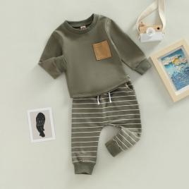 Compleu kaky pentru baietei (marime disponibila: 6-9 luni (marimea 19