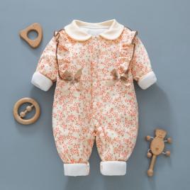 Salopeta ivoire dublata pentru fetite - bella (marime disponibila: 12-18 luni