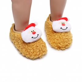 Botosei galben mustar din blanita - mos craciun (marime disponibila: 9-12 luni