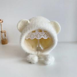 Caciulita alba pentru bebelusi - soft (marime disponibila: 12-18 luni (marimea