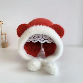 Caciulita rosie pentru bebelusi - soft (marime disponibila: 12-18 luni (marimea