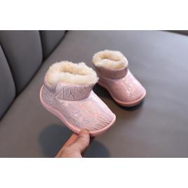 Cizmulite roz sidefat imblanite (marime disponibila: marimea 25)
