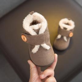 Pantofi maro imblaniti - watercress (marime disponibila: marimea 26)