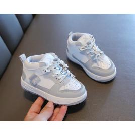 Adidasi albi cu gri si argintiu - ari sport (marime disponibila: marimea 22)