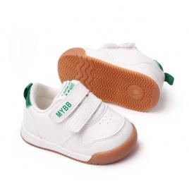 Adidasi albi cu verde - my fashion (marime disponibila: marimea 24)