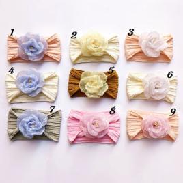 Bentita lata pentru fetite - rose (marime disponibila: 0-12 luni, model: 2)