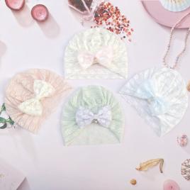 Caciulita tip turban din danteluta (marime disponibila: 6-9 luni (marimea 19
