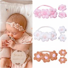 Set bentita si clamuta asortata (marime disponibila: 0-6 luni, culoare: maro)