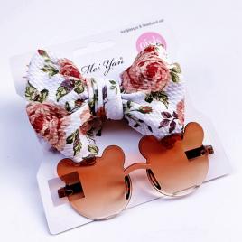Set bentita si ochelari de soare - mouse 3 (marime disponibila: 12-18 luni