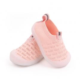 Mocasini roz pal pentru fetite (marime disponibila: marimea 25)