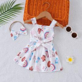 Rochita alba - happy animals (marime disponibila: 3-6 luni (marimea 18