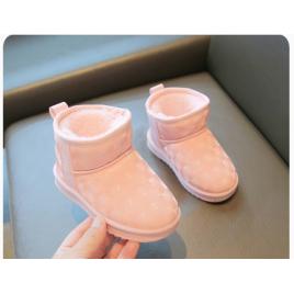 Cizme imblanite roz pentru fetite - duck (marime disponibila: marimea 25)
