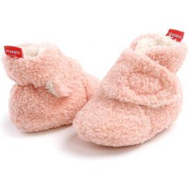 Cizmulite roz pentru fetite - lola (marime disponibila: 3-6 luni (marimea 18