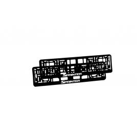 Set 2 suporturi numar inmatriculare personalizat-sprinter
