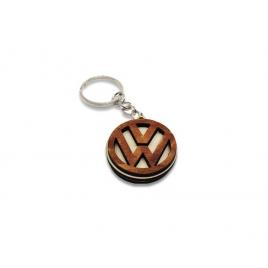 Breloc din lemn 3d, 40x45 mm, volkswagen