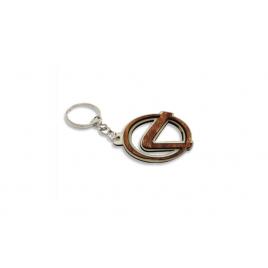 Breloc din lemn 3d, 51x33 mm, lexus