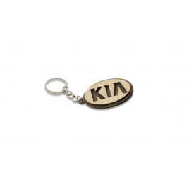 Breloc din lemn 3d, 60x30 mm, kia