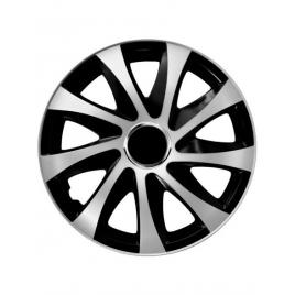 Set 4 capace drift gri-negru r15