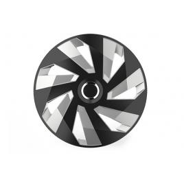 Set 4 capace vector gri-negru r15