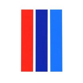 Sticker auto pentru grila aer model bmw/m power, 3 buc - 35cm x 7cm