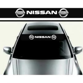 Stiker parasolar auto, nissan, 125 x 15 cm
