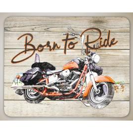 Mousepad born to ride 22x18 cm, creative rey®