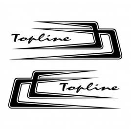 Set stickere scania topline 30 cm, creative rey®