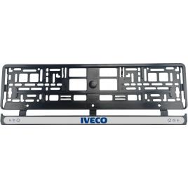 Set 2 bucati, suport numar inmatriculare iveco iii