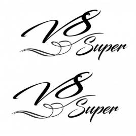 Set sticker scania super 30 cm, creative rey®