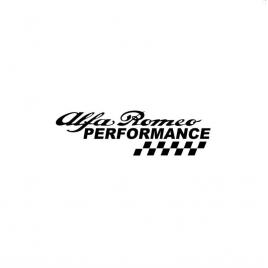 Sticker alfa romeo performance 20x6 cm, creative rey®