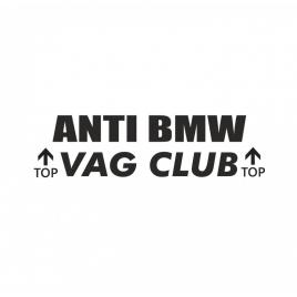 Sticker anti bmw 15cm, creative rey®