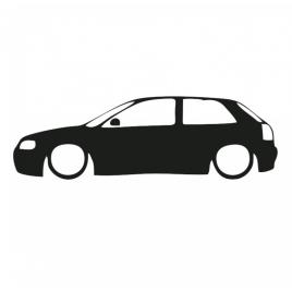 Sticker audi a3 - 8 l 18x4.6 cm, creative rey®