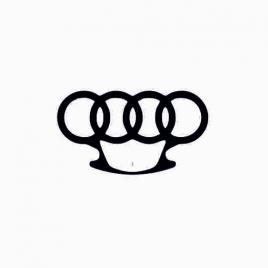 Sticker audi hit 15x8.3 cm, creative rey®