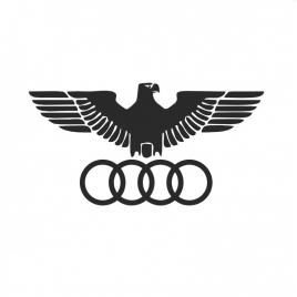 Sticker audi vultur 15 cm, creative rey®