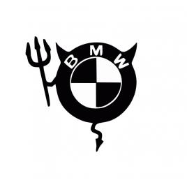Sticker bmw devil 15 cm, creative rey®
