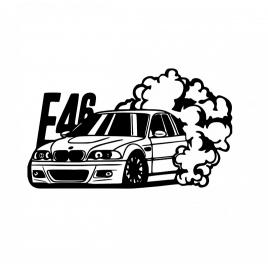 Sticker bmw e46 drift 15cm, creative rey®