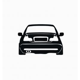 Sticker bmw e46 spate 15x9.9 cm, creative rey®
