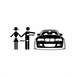Sticker bmw love 15 cm, creative rey®