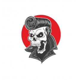 Sticker craniu 15cm, creative rey®