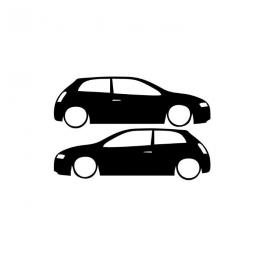 Sticker fiat stilo set 2 bucati 15x5 cm, creative rey®