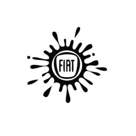 Sticker fiat splash 10x9.5 cm, creative rey®