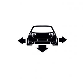 Sticker golf 6 spate 15x8.2 cm, creative rey®
