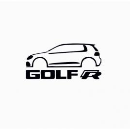 Sticker golf r-line 15x7 cm, creative rey®